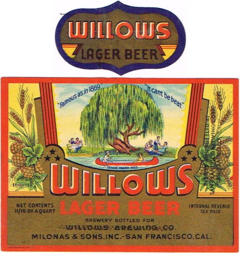 Willows Lager Beer