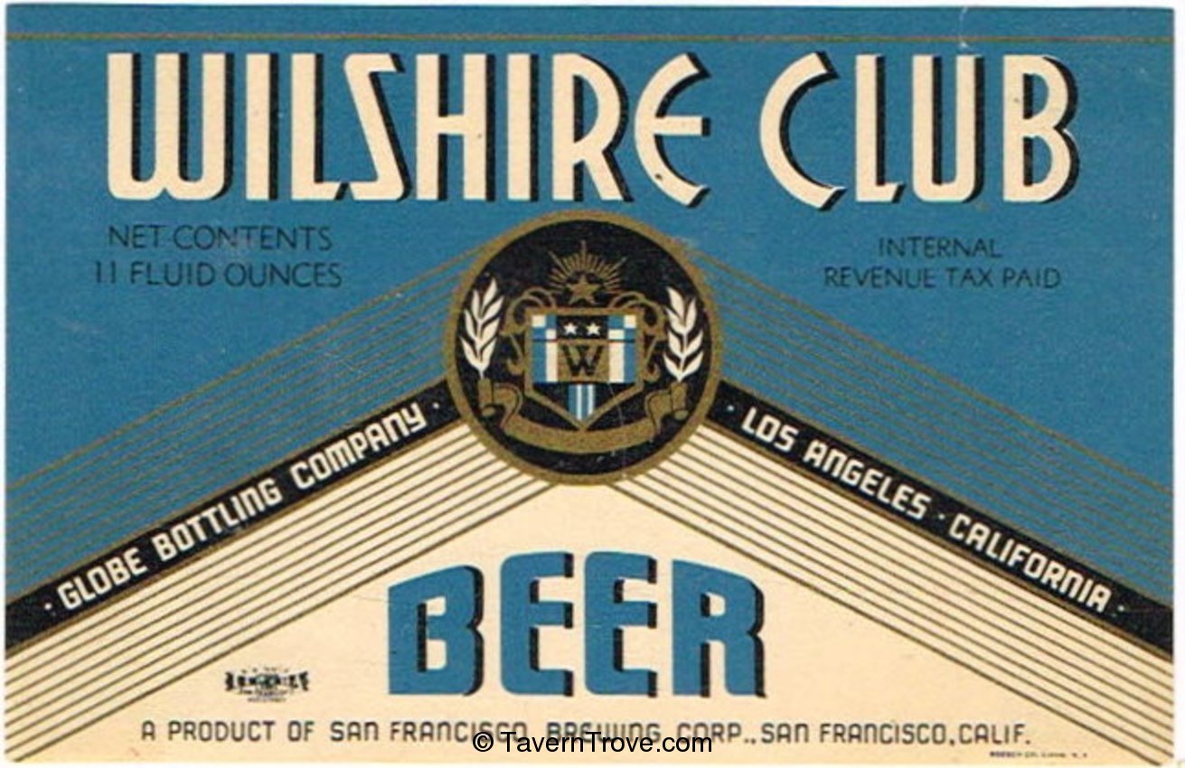 Wilshire Club Beer