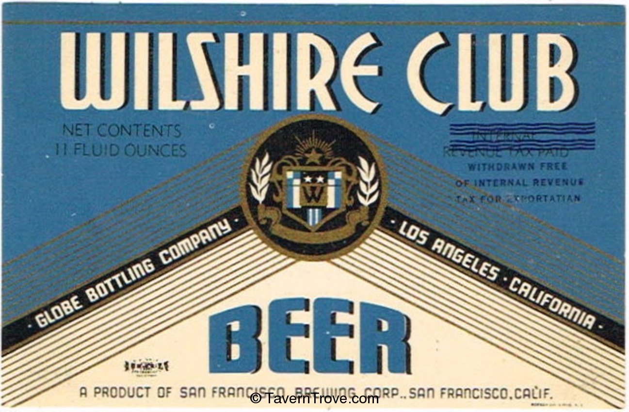 Wilshire Club Beer