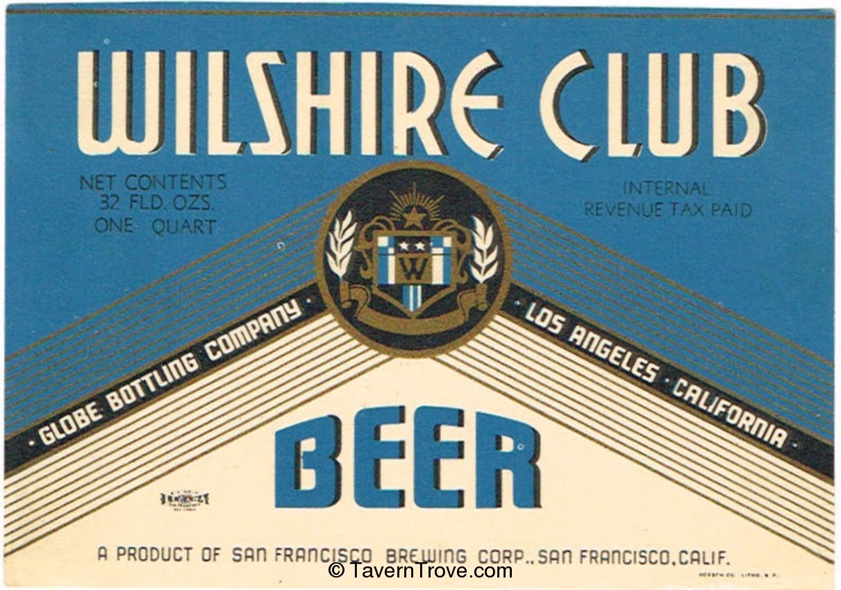 Wilshire Club Beer