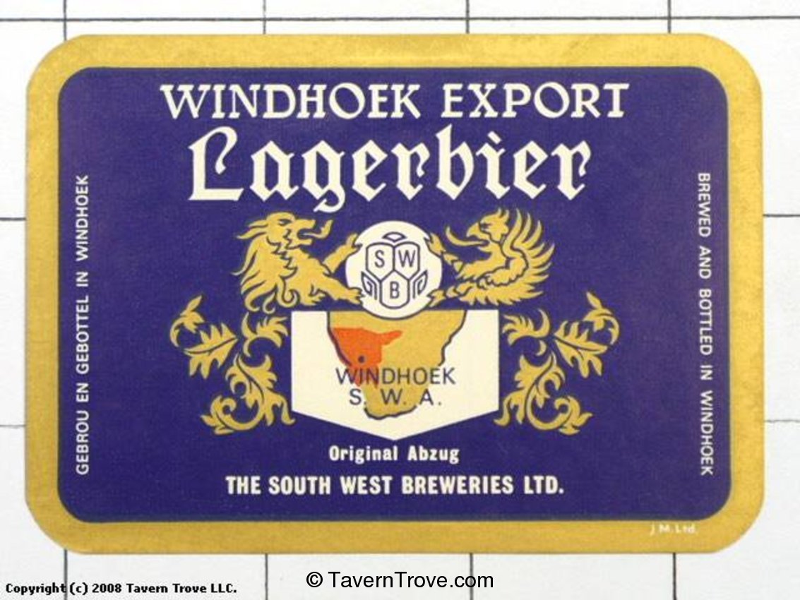 Windhoek Export Lagerbier