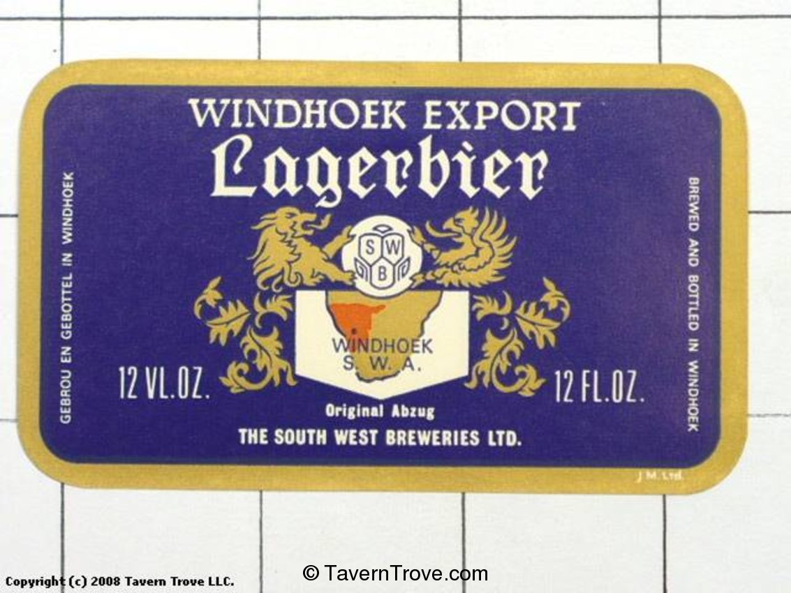 Windhoek Export Lagerbier