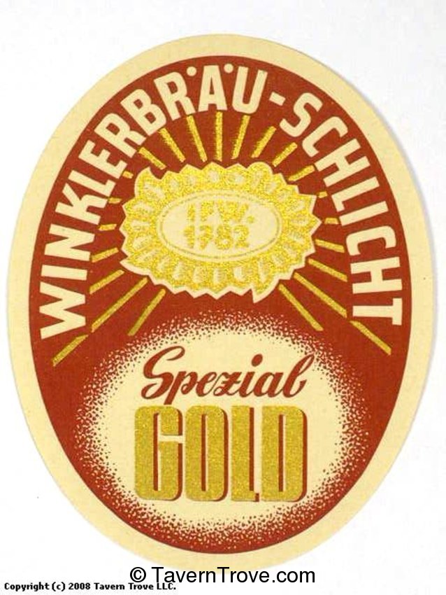 Item #40243 1941 Winkler Bräu Spezial Gold Label