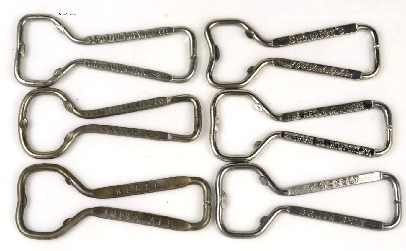 Wire Beer Bottle Openers Lot of 6 - Lot #1