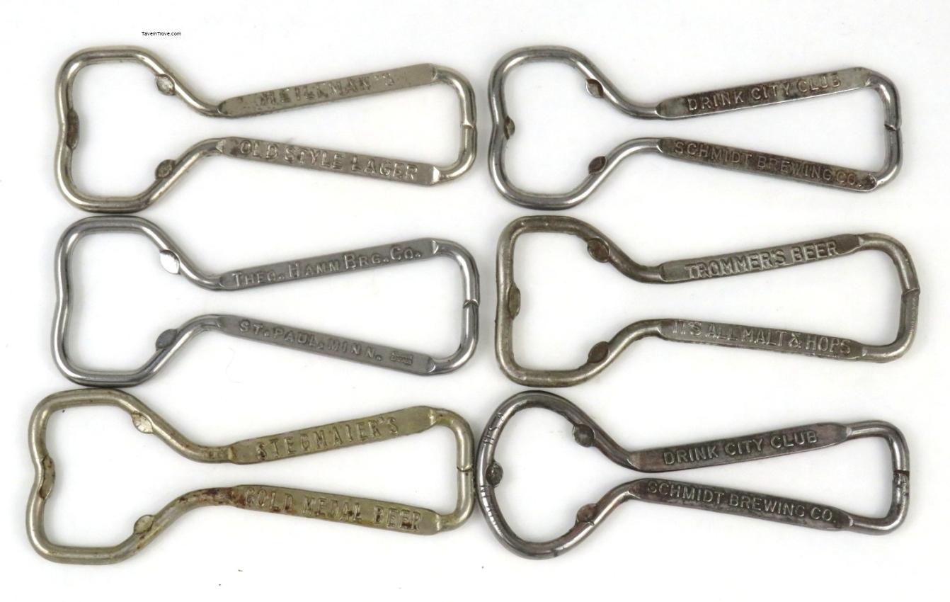 Wire Beer Bottle Openers Lot of 6 - Lot #2