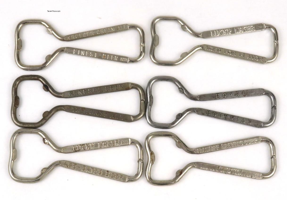 Wire Beer Bottle Openers Lot of 6 - Lot #3