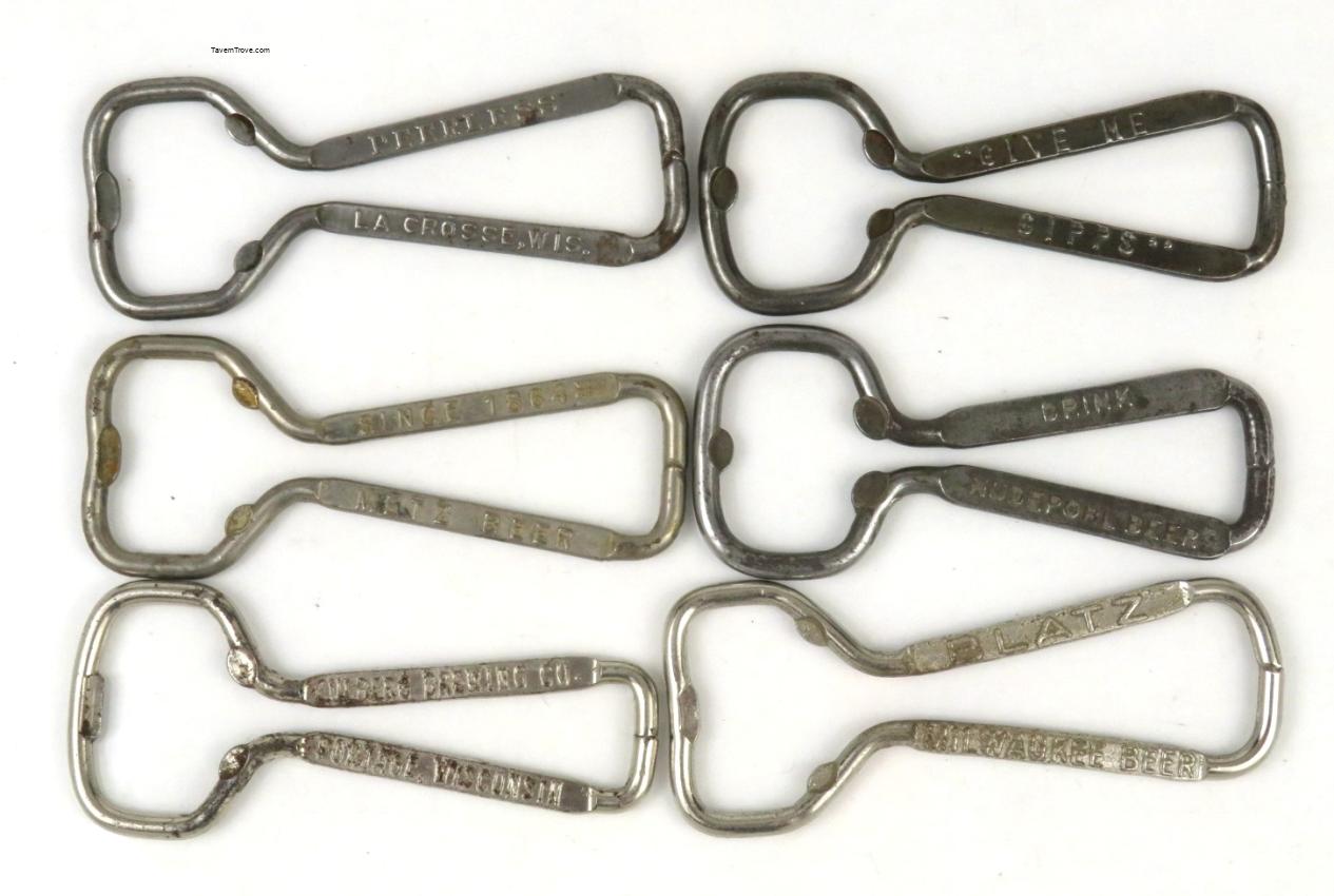 Wire Beer Bottle Openers Lot of 6 - Lot #6