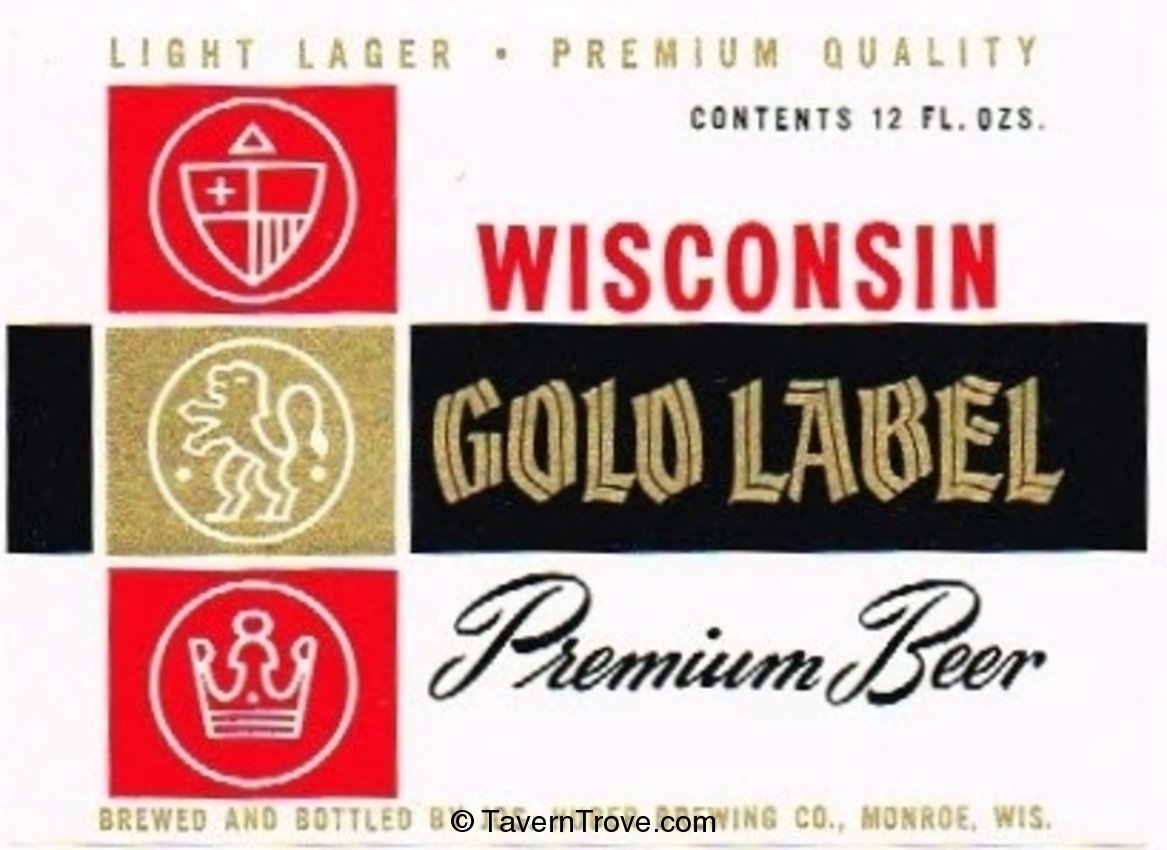 Wisconsin Gold Label Premium Beer 