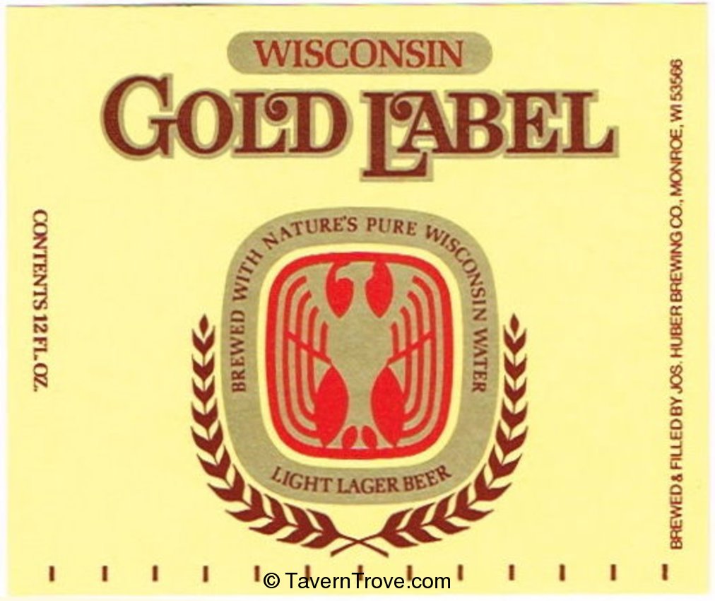 Wisconsin Gold Label Beer