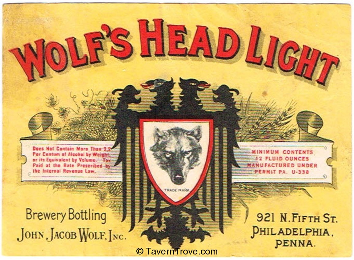 Wolf's Head Light Beer