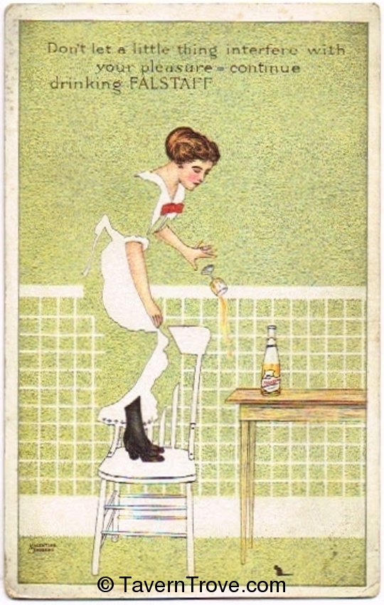 Lemp Brewery Woman Afraid of a Mouse