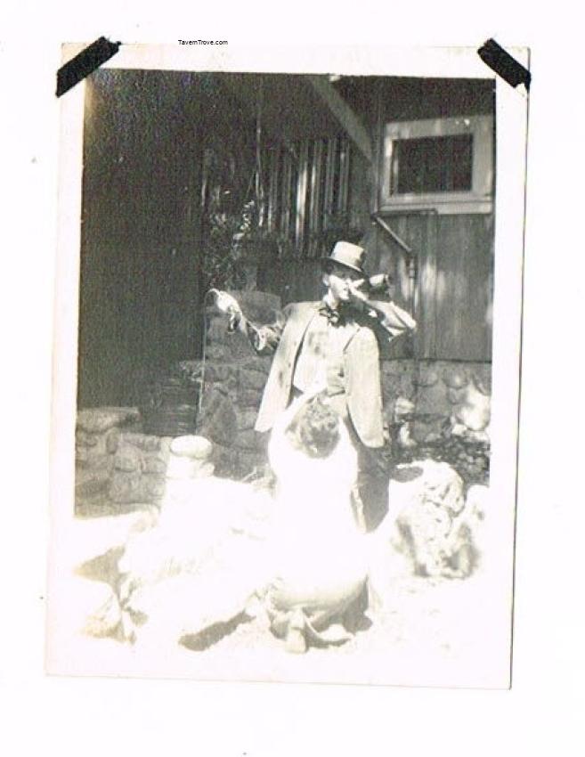 Woman Dressed as a Man with Whip and Beer Texas