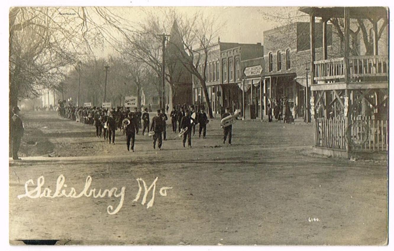 Womens Christian Temperance Union March, Salisbury Missouri RPPC
