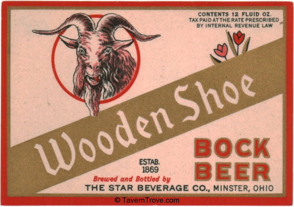 Wooden Shoe Bock  Beer