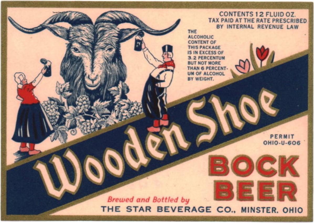Wooden Shoe Bock  Beer