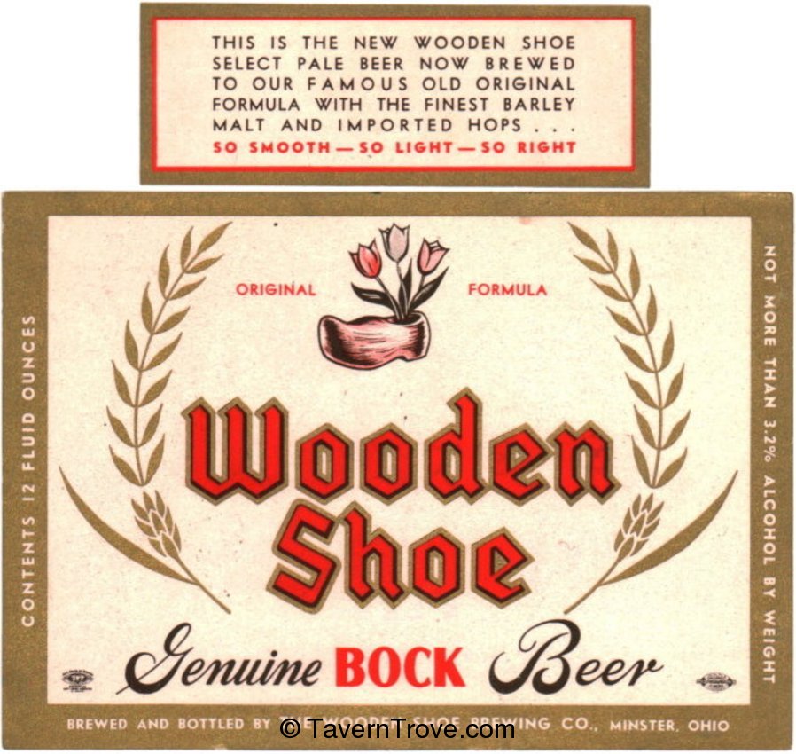Wooden Shoe Bock Beer