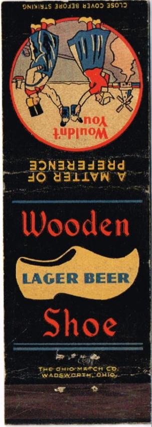 Wooden Shoe Lager Beer Dupe