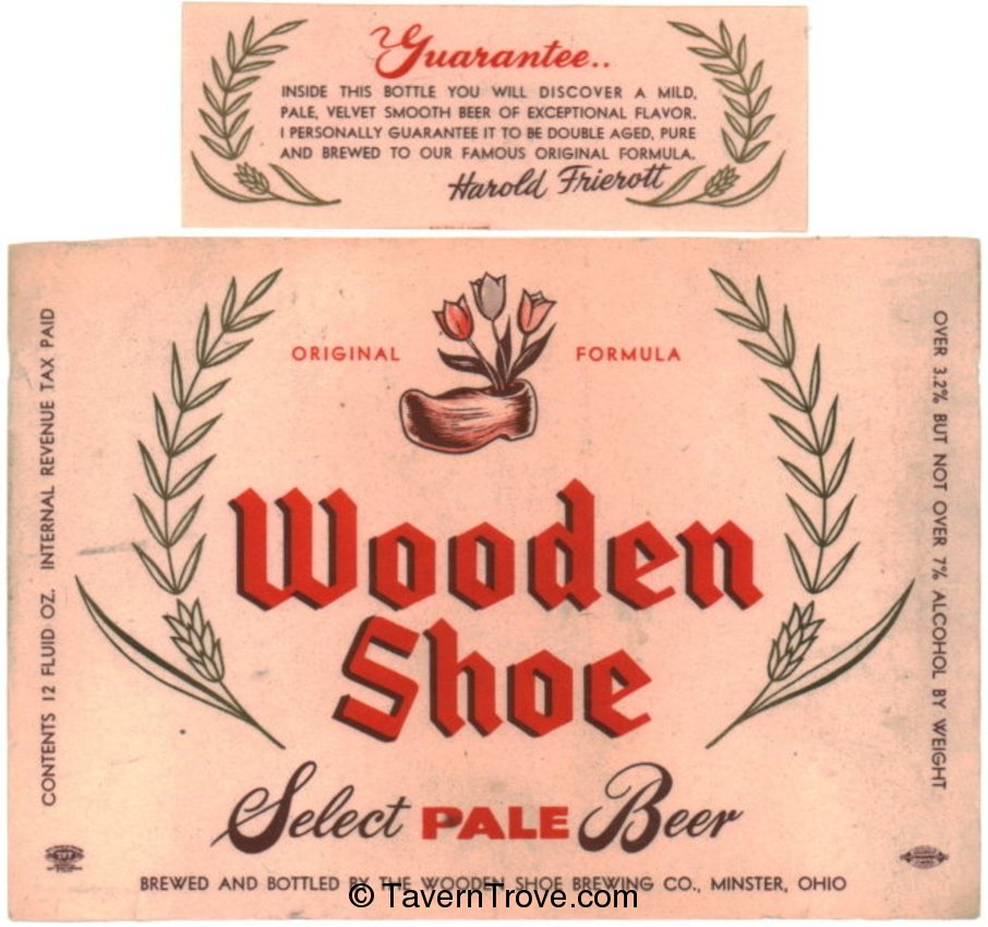 Wooden Shoe Select Beer