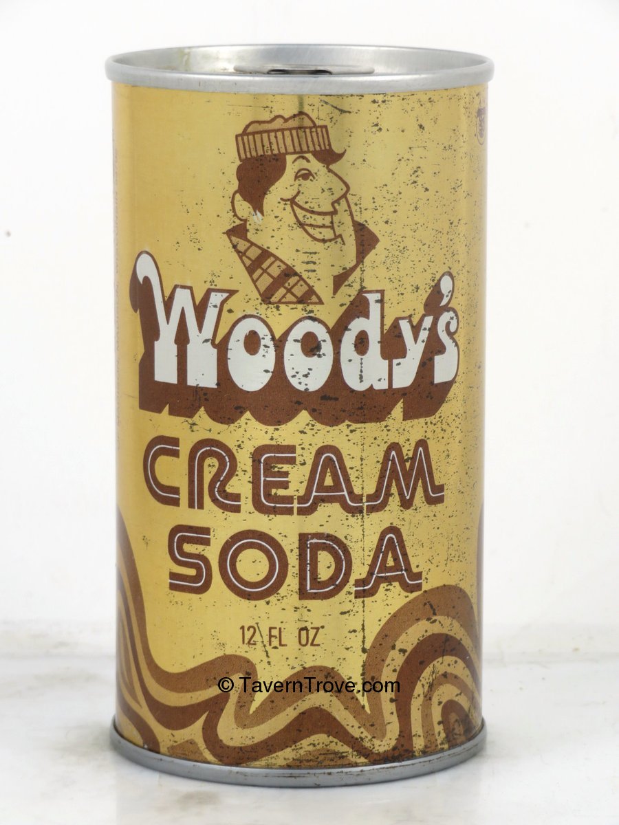 Item 97081 1972 Woody's Cream Soda (CocaCola) Madison, Wisconsin Tab