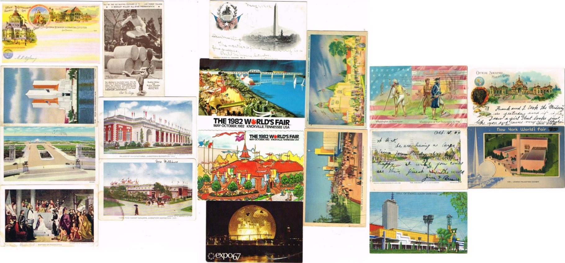 Worlds Fair lot of 18