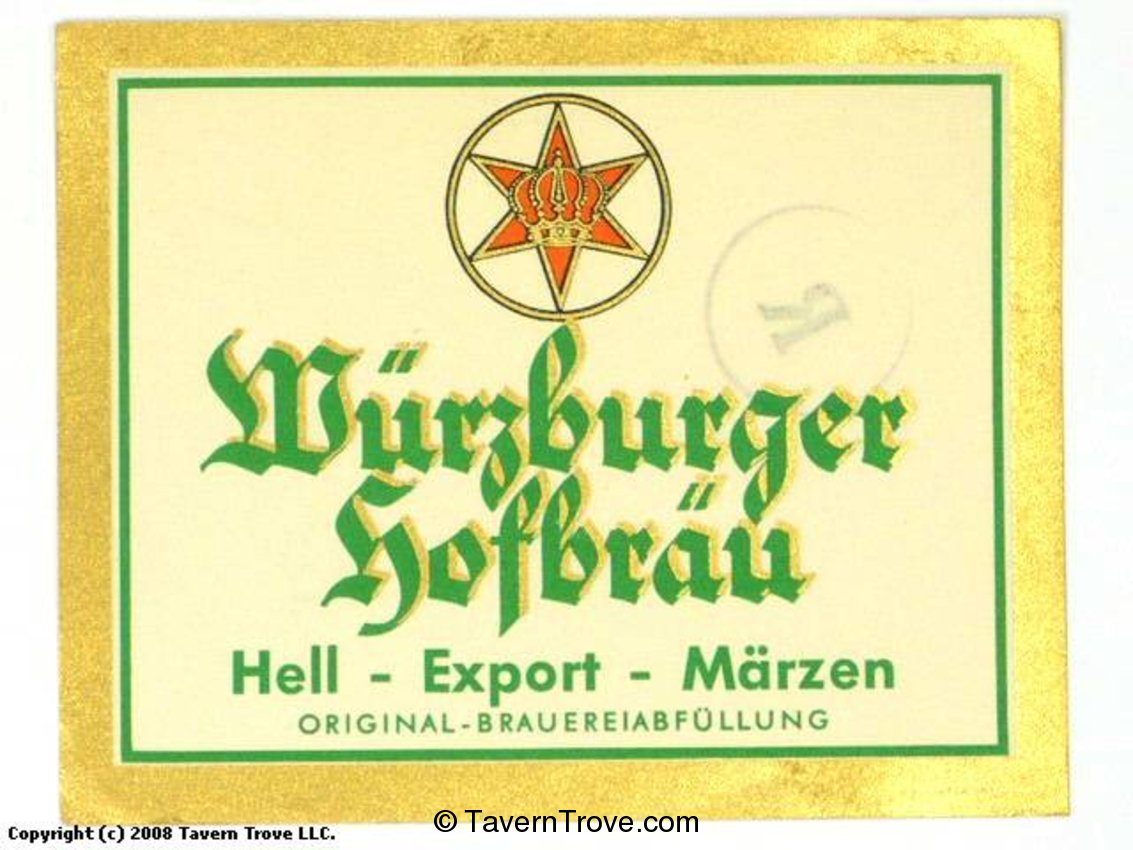 Würzburger Hoffbräu Hell Export Märzen