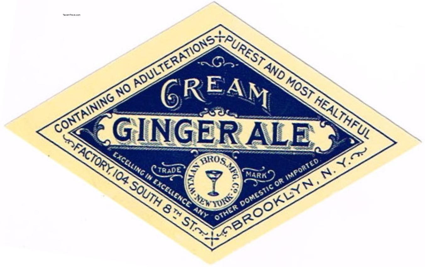 Wyman Bros. Cream Ginger Ale Brooklyn New York