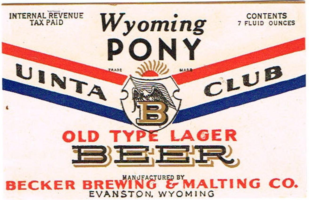 Wyoming Pony Beer