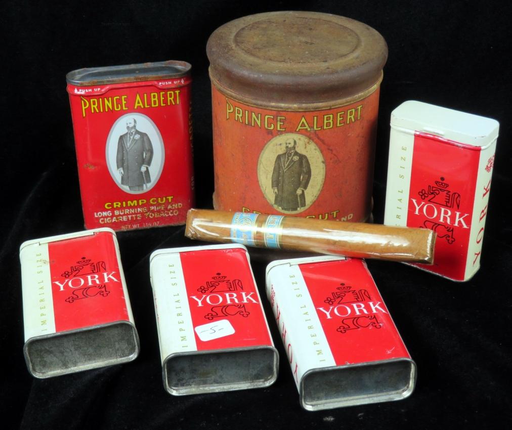 York Prince Albert Cigar Tobacco Lot