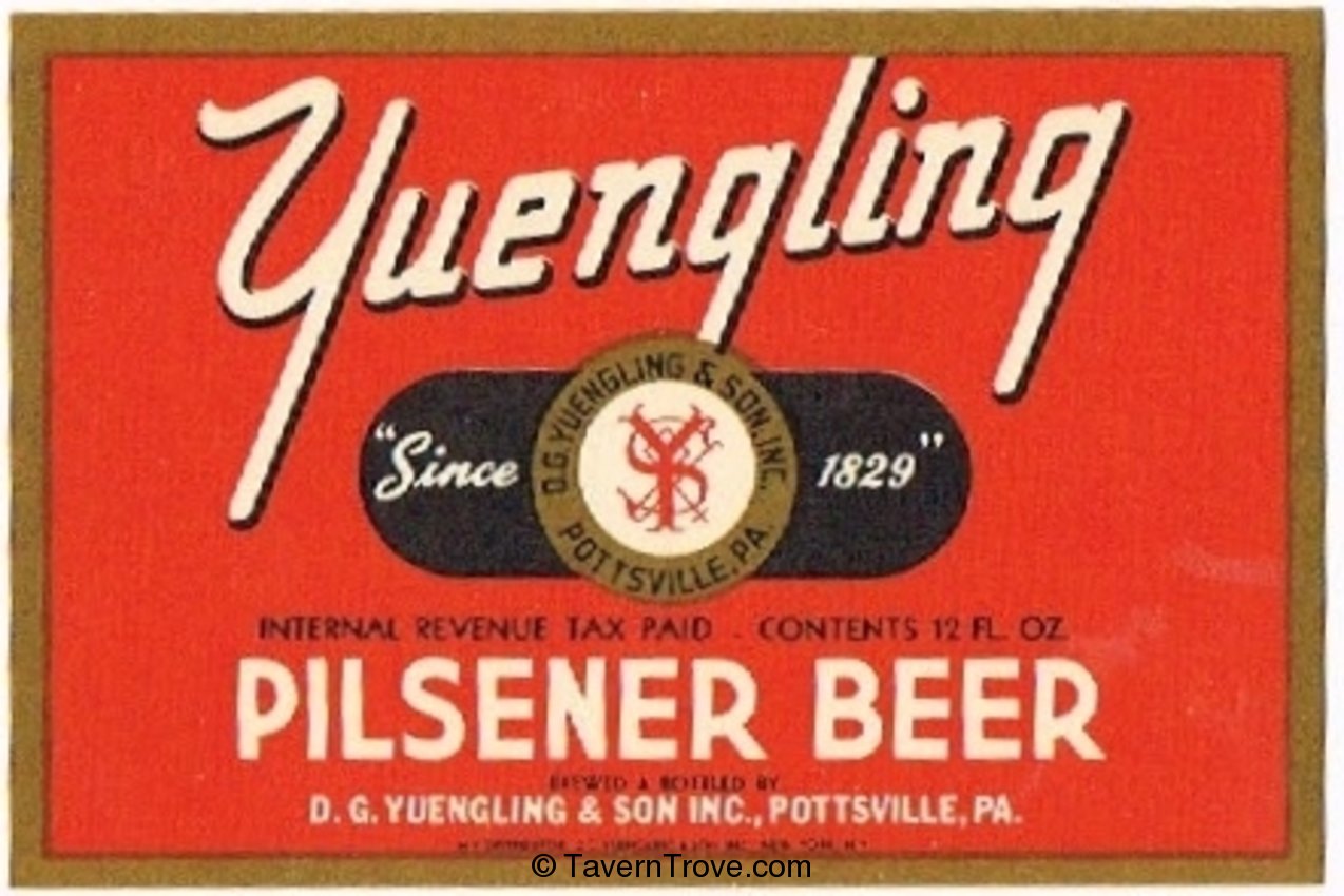 Yuengling Pilsener  Beer