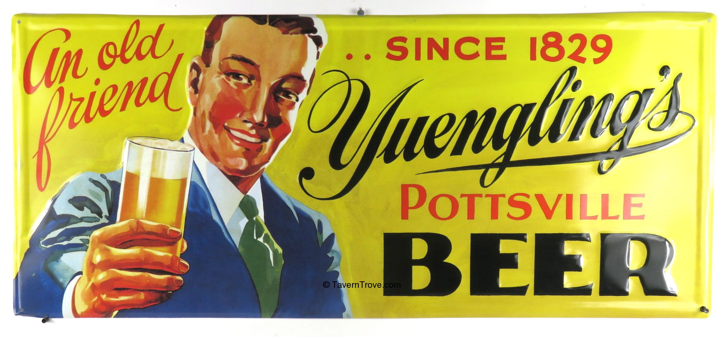 Item 95535 1995 Yuengling's Beer Outdoor Flat Sign