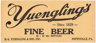 Yuengling's Fine Beer