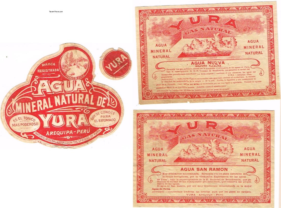 Yura Mineral Water Arequipa Peru Lot