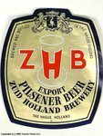ZHB Export Pilsener Beer