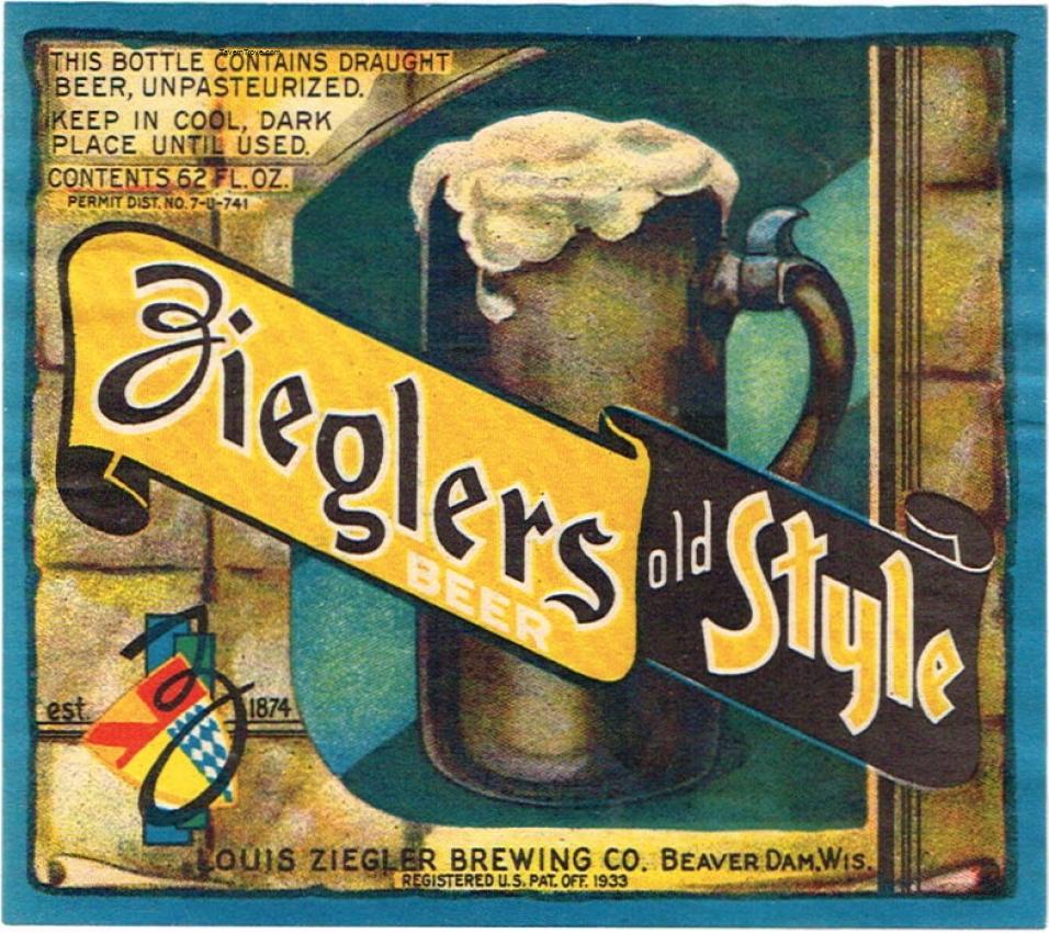 Zieglers Old Style Beer