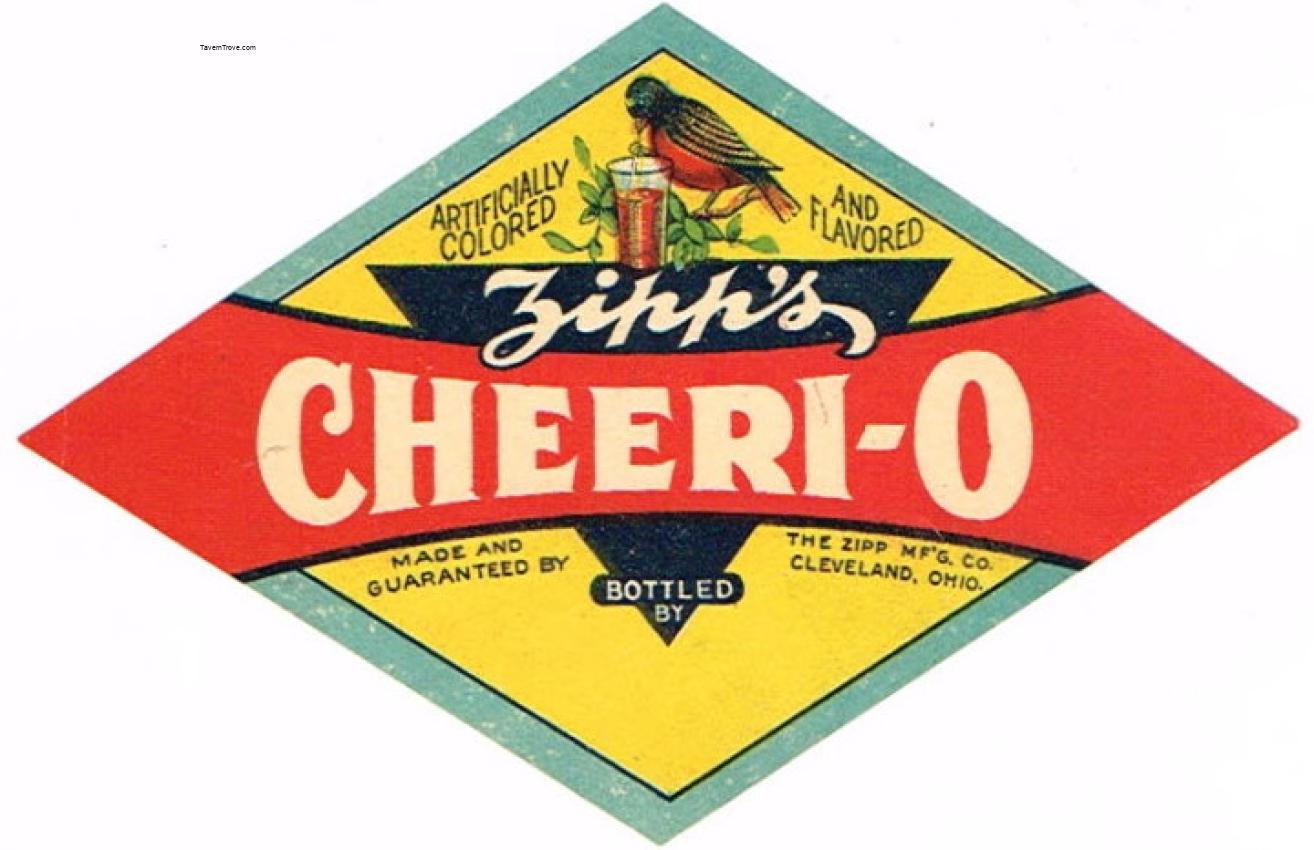Zipp's Cheeri-O Soda Zipp Cleveland Ohio