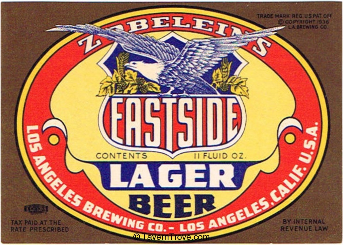 Zoblein's Eastside Lager Beer