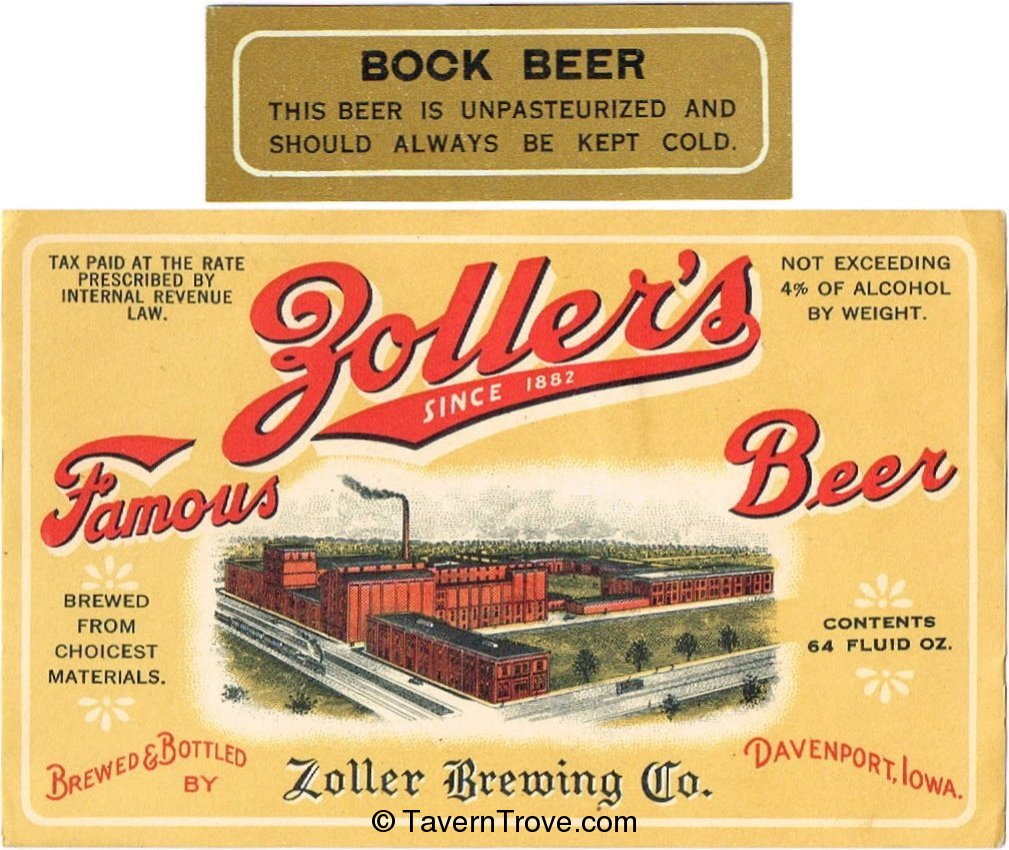 Zoller's Famous Bock Beer