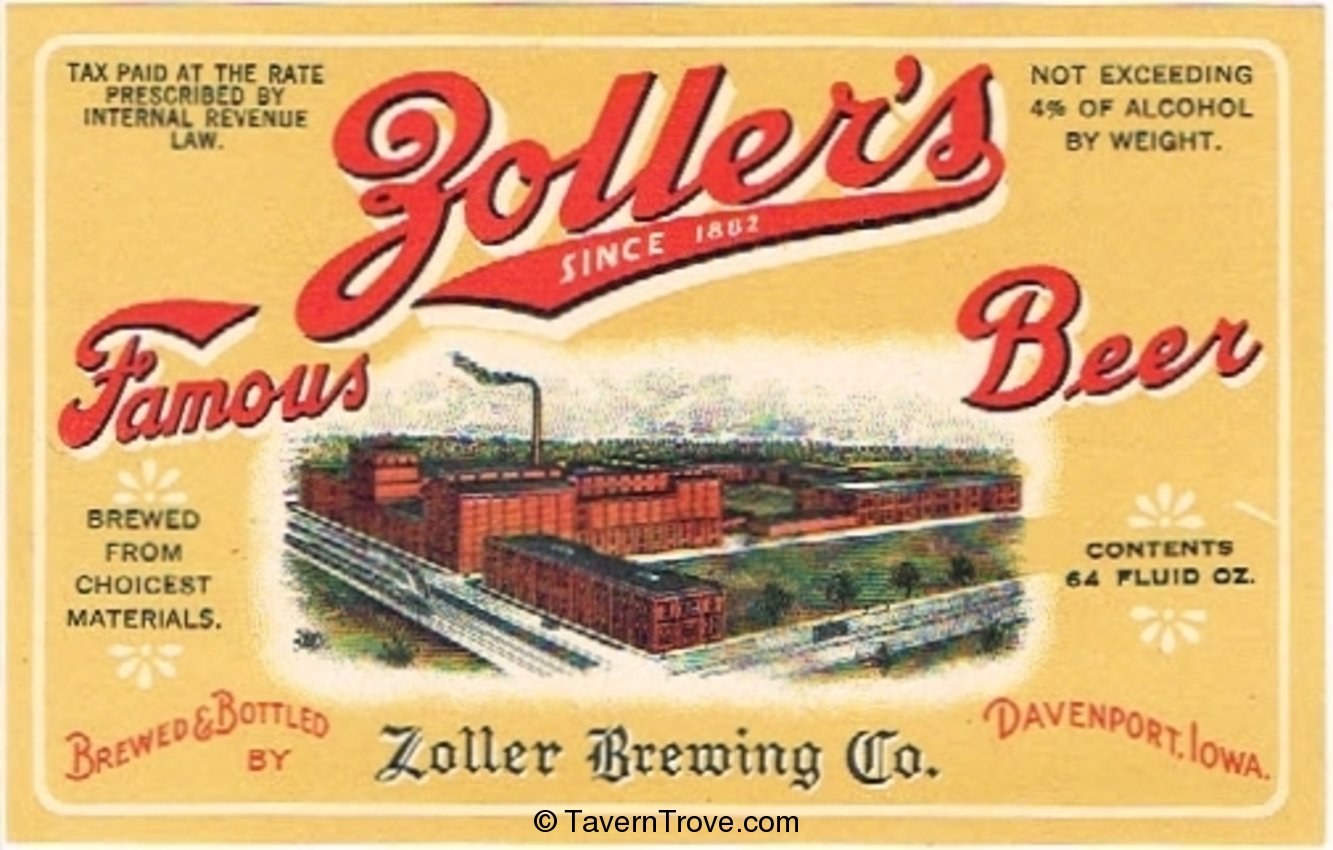 Zoller's Famous Beer 