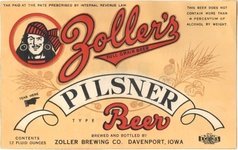 Zoller's Pilsner Beer 
