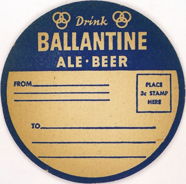 Ballantine Ale - Beer "Check-o-Gram"
