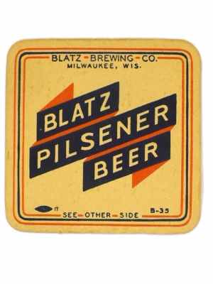 Blatz Pilsener Beer