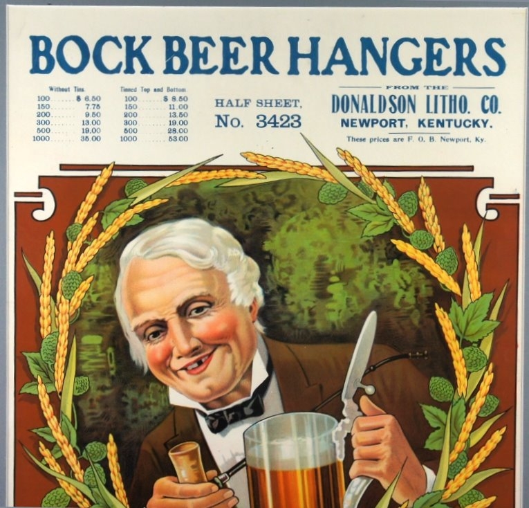 Bock Beer Hanger #3423