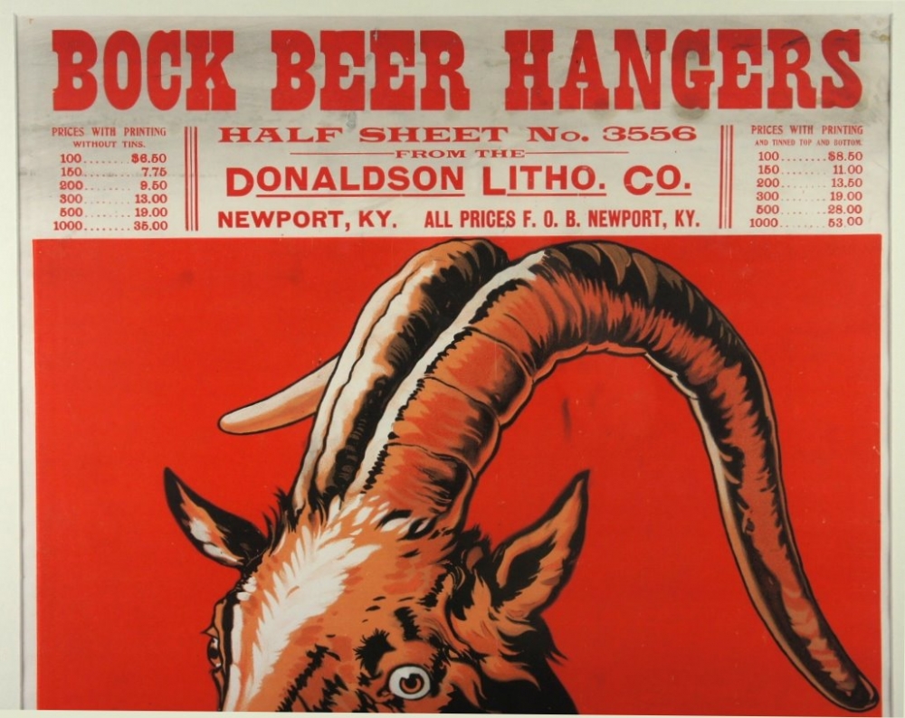Bock Beer Hanger #3556