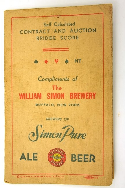 Bridge Score Book