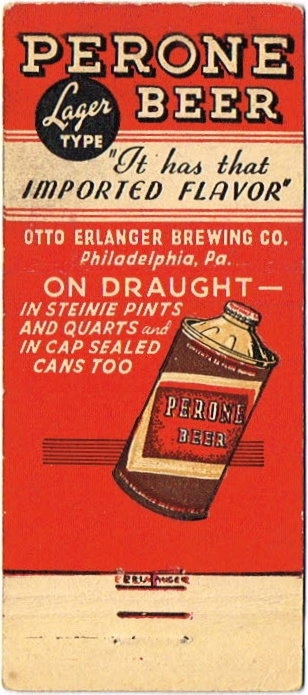 Erlanger's Pilsener/Perone Beer