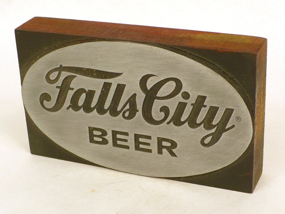 Falls City Beer Print Block