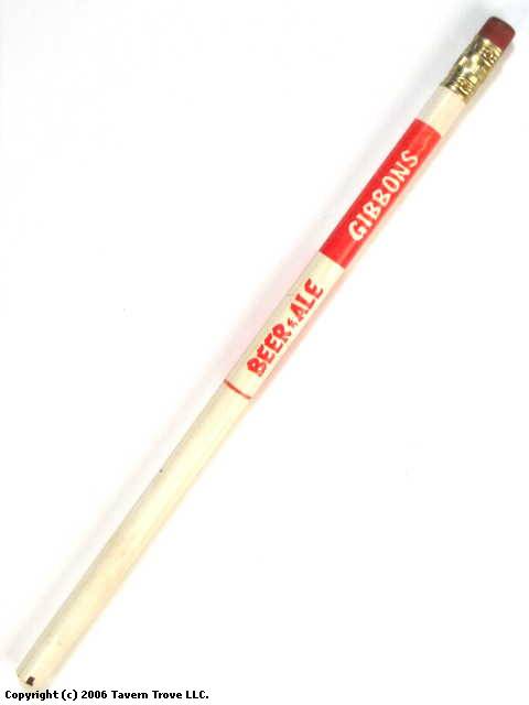 Gibbons Beer & Ale Pencil