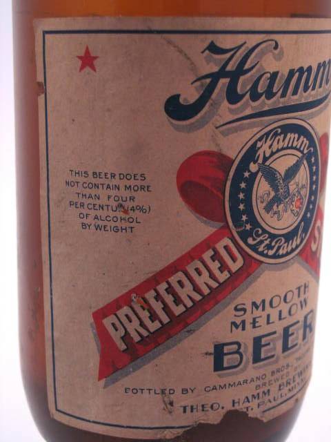 Hamm's Preferred Stock Beer