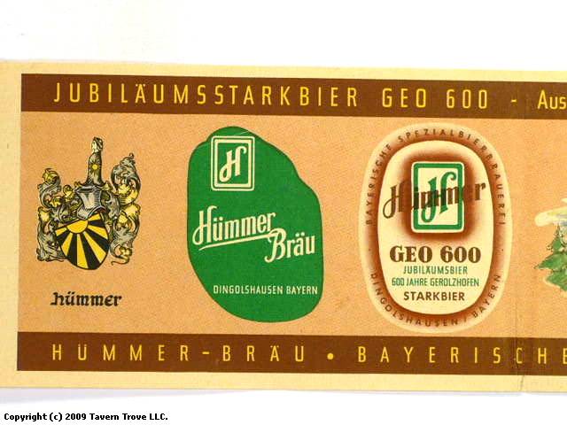 Hümmer Bräu Jubilaums Starkbier