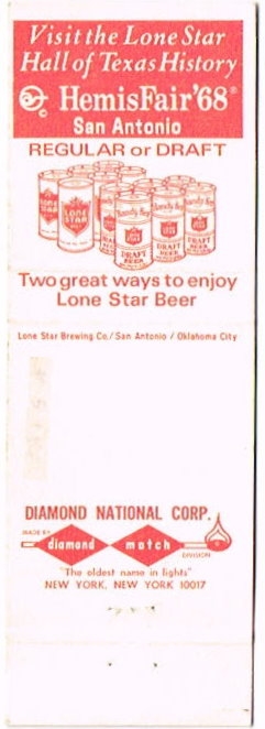 Lone Star Beer Hemisfair '68